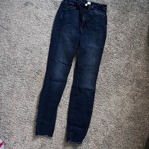 Women's Dark Blue Jeans